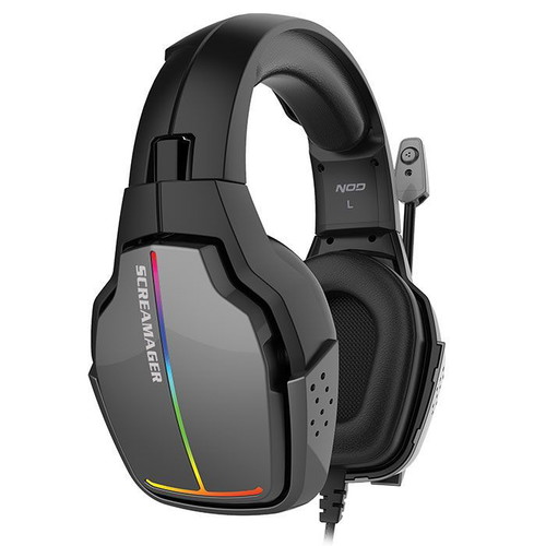 NOD SCREAMAGER gaming headset καινούργιο με RGB LED φωτισμό