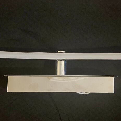 Bathroom LED light 12W 4000K 220V silver curved design