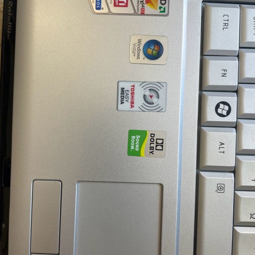Toshiba Satellite P200D-12O laptop used, non-working, without hard drive