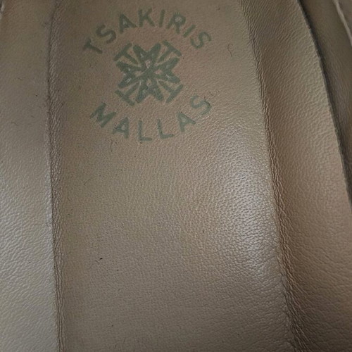 Tsakiris Mallas leather sneakers size 40 like new, pink and gold