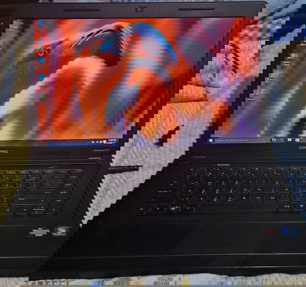 HP Compaq CQ57 AMD E-450 HD Radeon 1.65ghz,HDMI, 4gb μνήμη 500gb δίσκο wifi cam Win.10 15.6 οθόνη