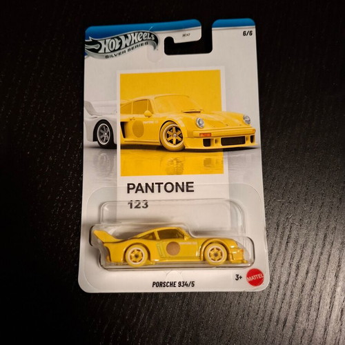 Porsche 934/5 Pantone 123 Chase Hot Wheels Silver Series new