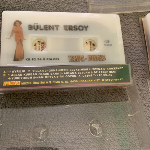Bulent Ersoy 5 κασέτες μεταχειρισμένες, λαϊκό