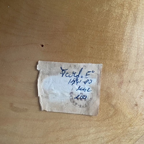 Handmade old wooden plates, unknown artist