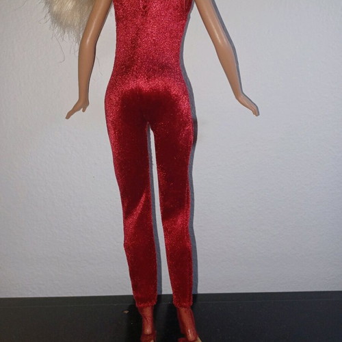 Barbie velour jumpsuit used, Barbie very velvet 1998