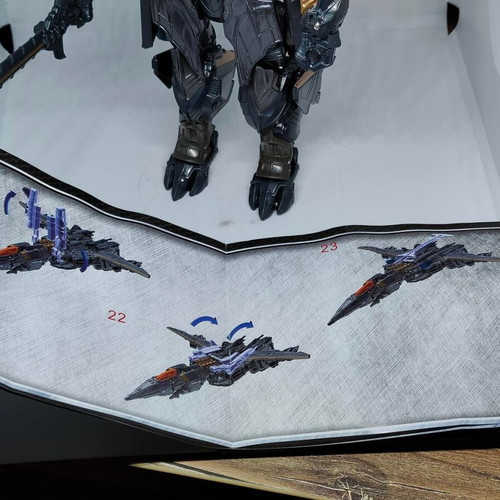 Transformers Megatron The Last Knight Voyager Class figure like new with sword and instructions