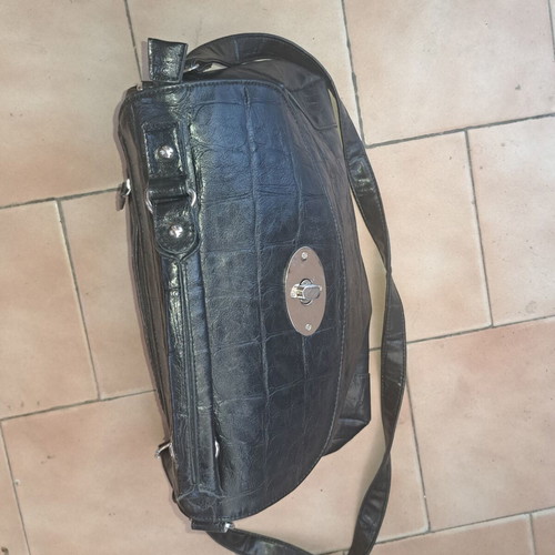 Roberto Santi women's shoulder bag like new, black leather