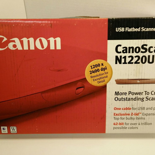 Canon CanoScan N1220U scanner like new, for older systems