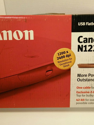 Canon CanoScan N1220U scanner like new, for older systems