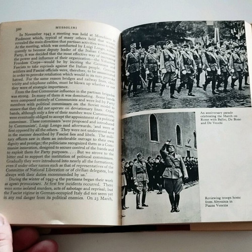 Benito Mussolini βιβλίο μεταχειρισμένο, Christopher Hibbert, 1962