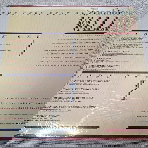 Frankie Valli – The Very Best Of  LP