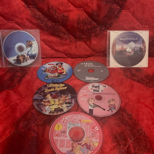 Children's movies DVD used, pack of 2 with Ratatouille and Ice Age 2