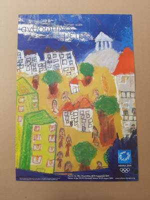 Athens 2004 Olympic Games poster official, like new