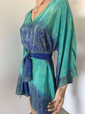 BSB caftan like new, airy with belt, size XL