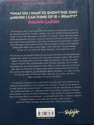 Plastic Bondage photo book by Philippe Cartier, Edition Skylight