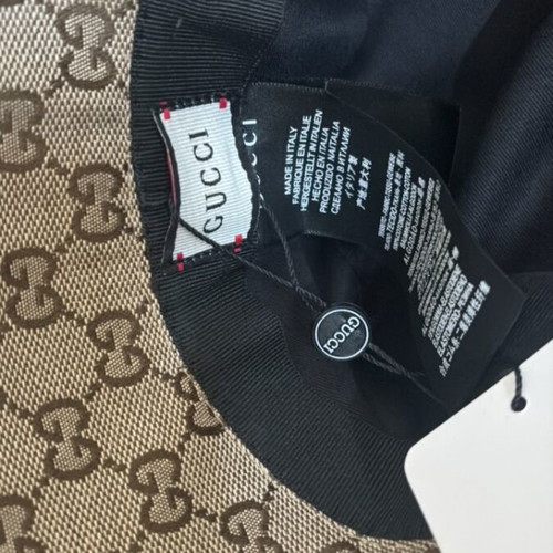 Gucci GG canvas bucket hat beige brown new, one size