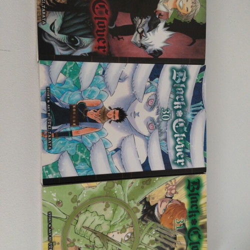 Black Clover volumes 29, 30, 31, pack of 3