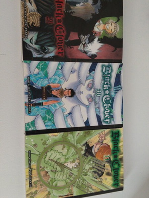 Black Clover volumes 29, 30, 31, pack of 3