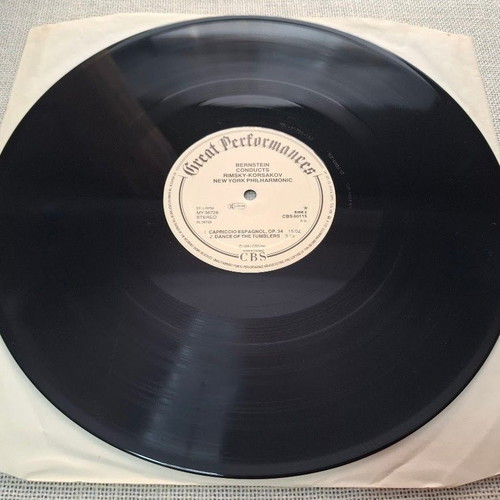Tchaikovsky Rimsky-Korsakov Bernstein Capriccio Italien Capriccio Espagnol LP like new