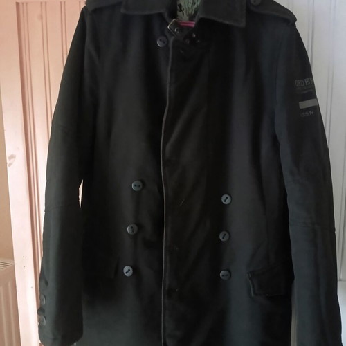 Jacket παλτό "AGRESSIVE" black size 48 like new