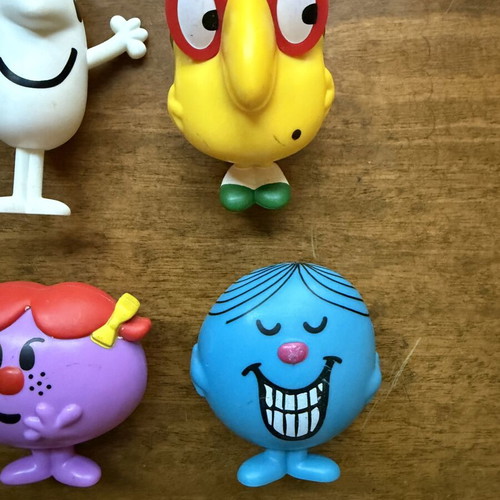 McDonald's Happy Meal Mr Men Little Miss figures used, pack of 6, 2017/18