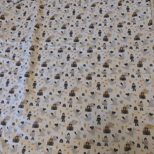 Double-sided baby crib blanket, velour