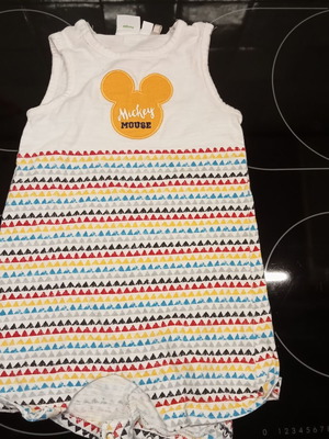 Αμανικό καλοκαιρινό φορμάκι Disney baby, 6 μηνών, σαν καινούργιο