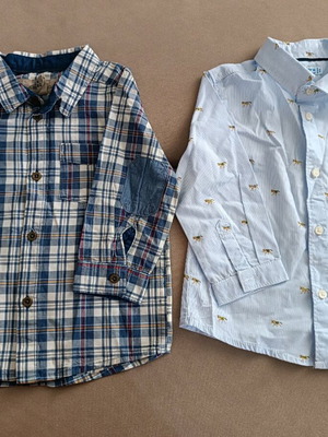 Μακρυμάνικα πουκάμισα σαν καινούργια, πακέτο 2 τεμαχίων, έως 1 έτους