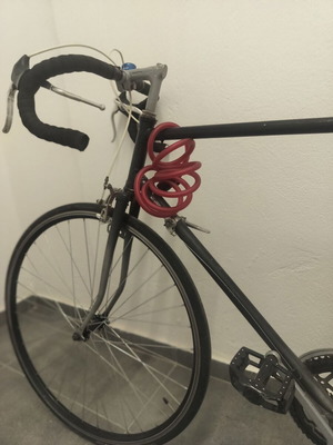 Antique road bike, black, 29 inch, V-brakes, gears