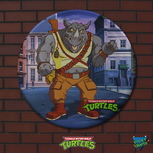 Teenage Mutant Ninja Turtles Pin Set 10 Pieces New, 3 cm