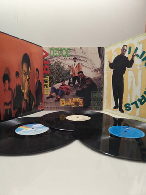 Vintage Hip Hop R&B Hip-House vinyl records pack of 3, like new
