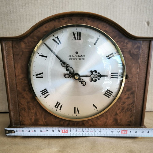 Junghans electro-gong tabletop clock used, analog