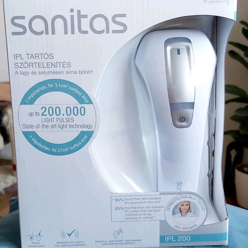 Sanitas photoepilation device new with IPL technology