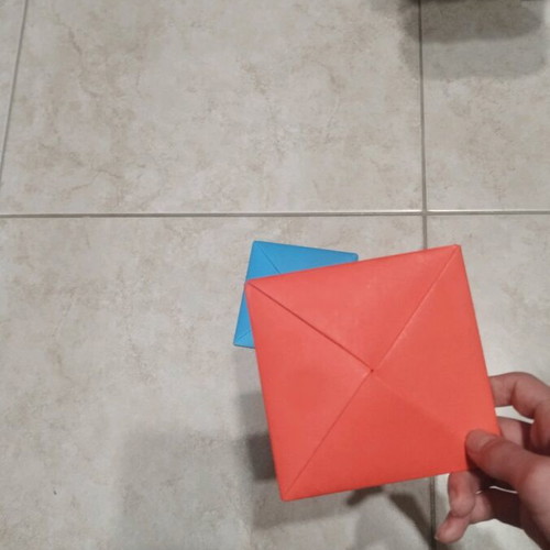 Ddakji made to order, handmade origami from Squid Game