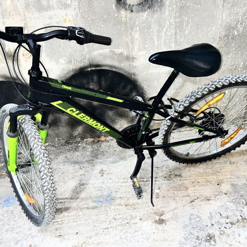 Clermont mountain bike 24 inch, black, men's
