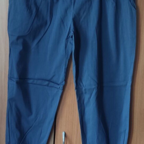 Blue cotton summer pants XL like new with bow