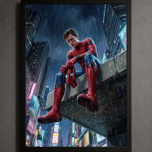 Spiderman framed poster 30x40cm