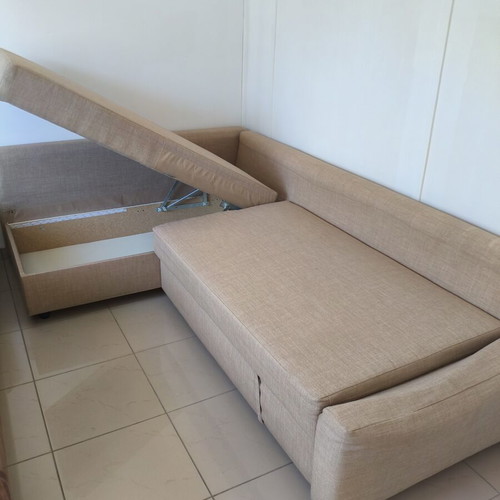 IKEA FRIHETEN corner sofa bed with storage, very good condition