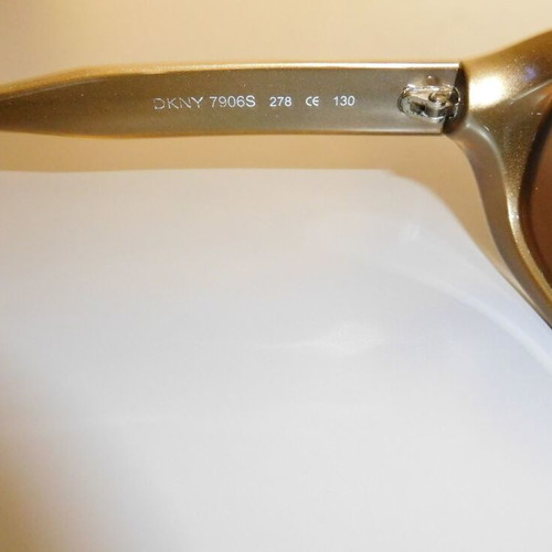Donna Karan DKNY 7906S sunglasses with bronze plastic frame, like new