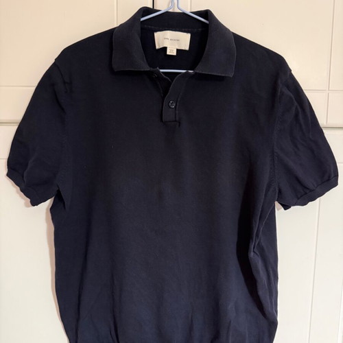 Zara Origins T-Shirt Large used, navy cotton slim fit