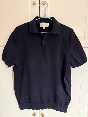 Zara Origins T-Shirt Large used, navy cotton slim fit