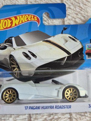Hot Wheels '17 Pagani Huayra Roadster new, white
