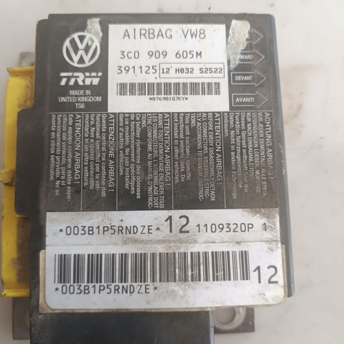 Εγκέφαλος αερόσακων για VW Passat '05-'11 σαν καινούργιο, κωδικός 3C0909605M