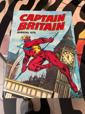 Captain Britain Annual 1978 hardcover used Marvel Comics