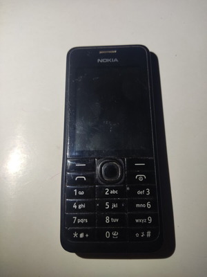 Nokia 301 mobile phone, black