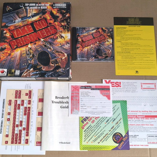 Take No Prisoners PC CD-ROM like new, Big Box