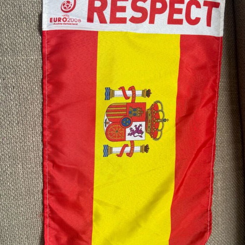 Euro 2008 Spain National Team Flag new, official match accessory
