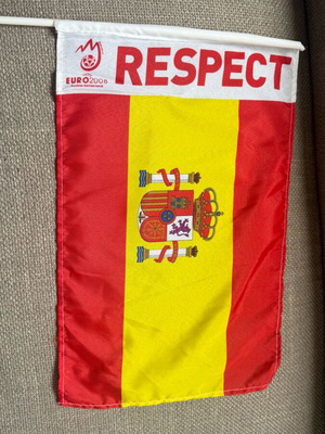 Euro 2008 Spain National Team Flag new, official match accessory