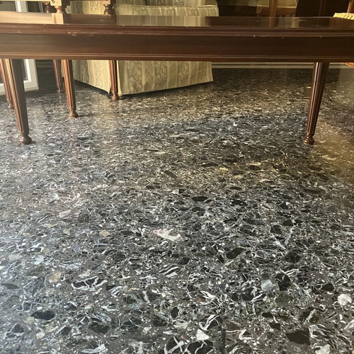 Coffee table used, dimensions 110x49x41 cm