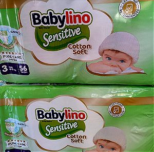 Πάνες Babylino sensitive No3 midi 4-9kg